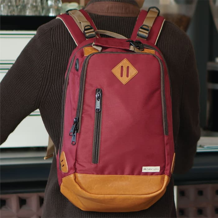 Alpha Backpack Maroon